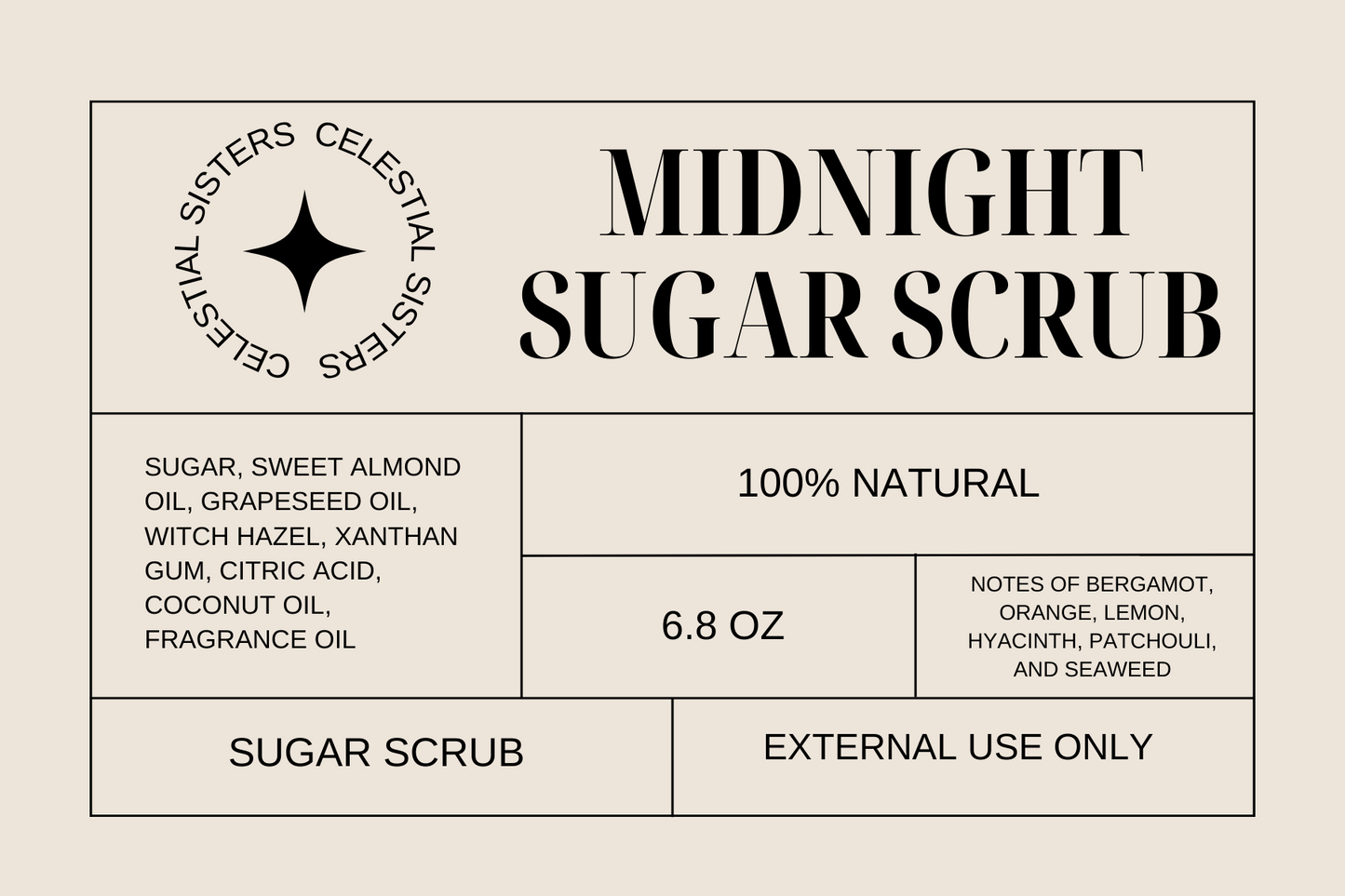 Midnight Sugar Scrub