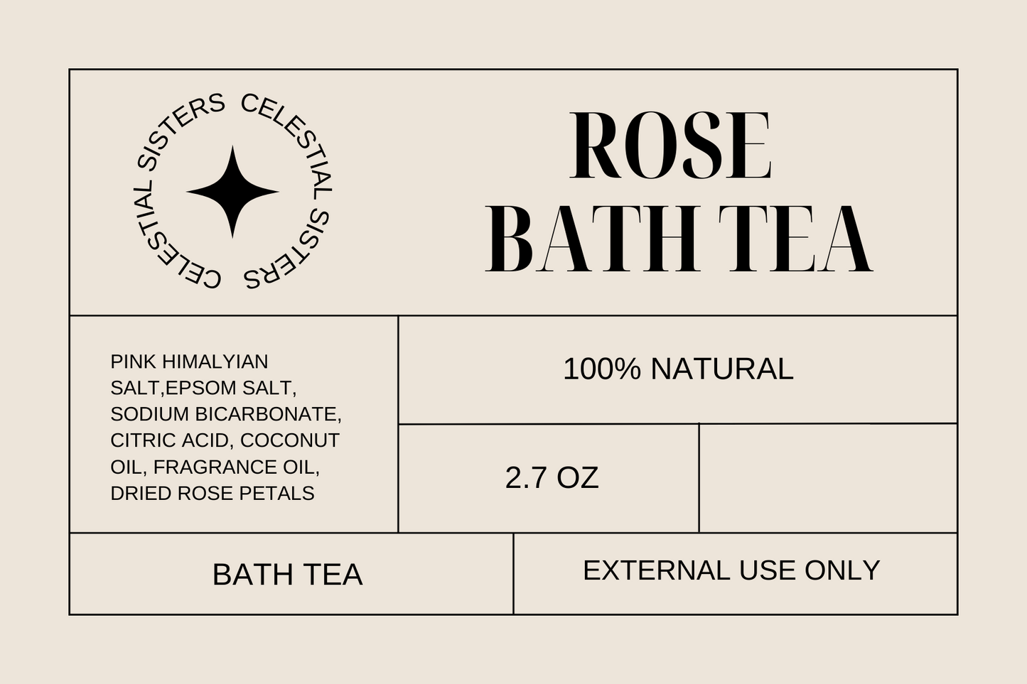 Rose Bath Tea