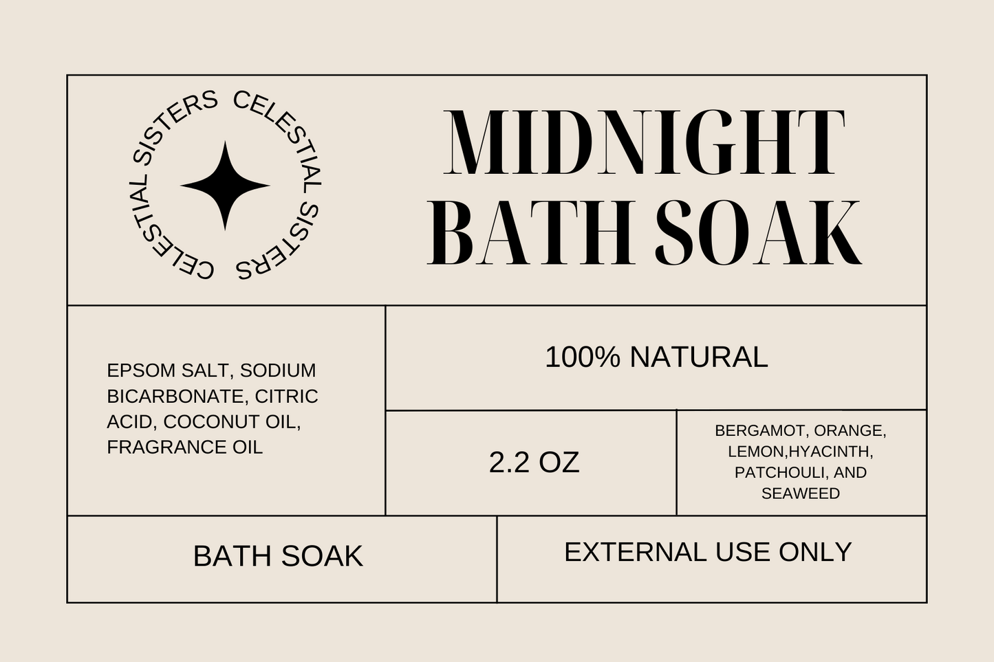 Midnight Bath Soak