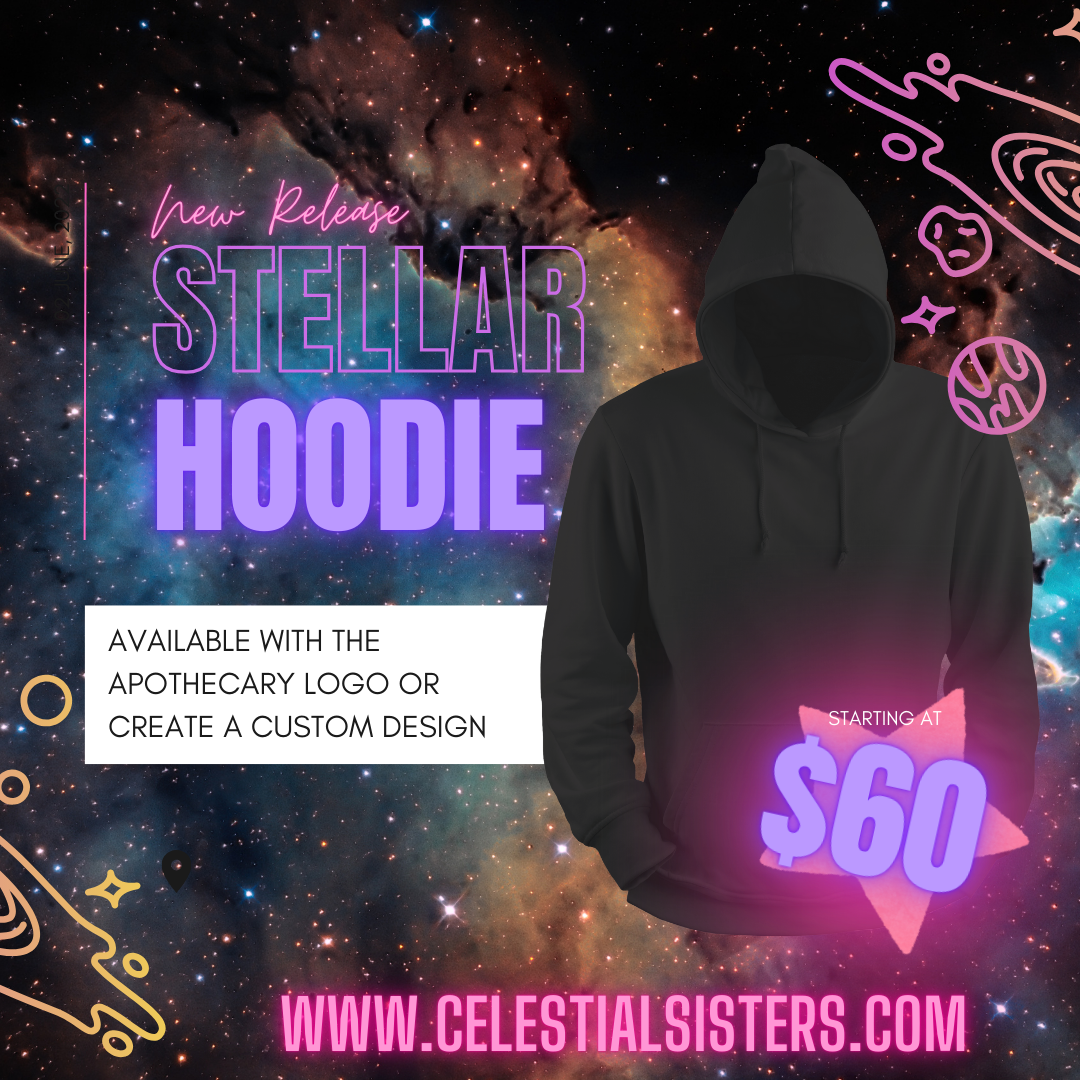 Mid Weight Pullover Sweatshirt with Apothecary logo