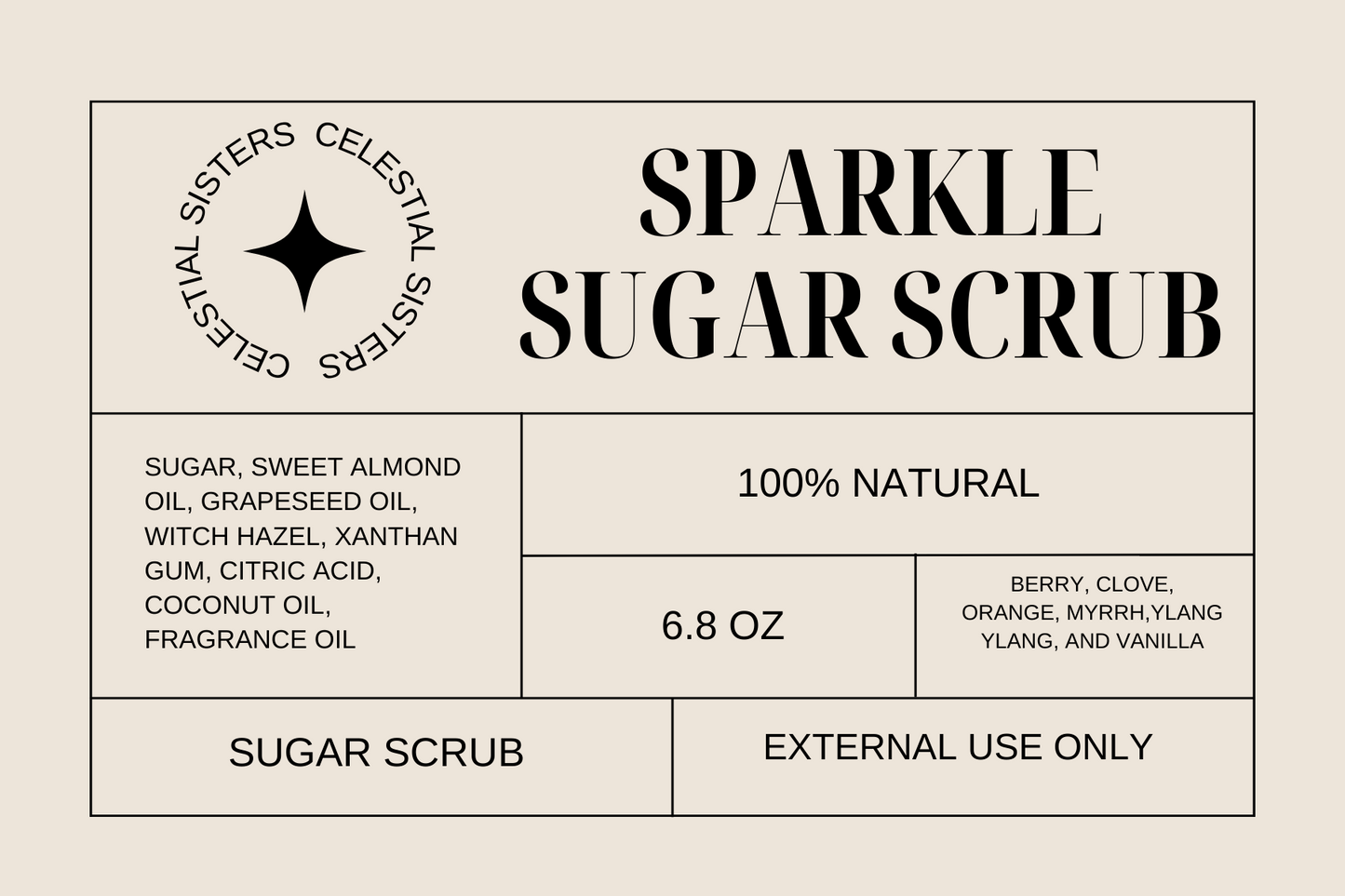 Sparkle Sugar Scrub